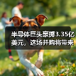 半导体巨头豪掷3.35亿美元,这场并购将带来什么?(图1) 半导体巨头豪掷3.35亿美元,这场并购将带来什么?(图1)