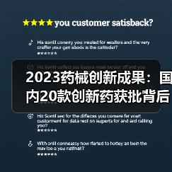 2023药械创新成果:国内20款创新药获批背后的行业趋势(图1) 2023药械创新成果:国内20款创新药获批背后的行业趋势(图1)