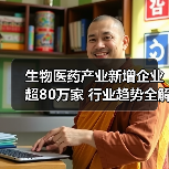 生物医药产业新增企业超80万家 行业趋势全解析(图1) 生物医药产业新增企业超80万家 行业趋势全解析(图1)