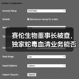 赛伦生物董事长被查,独家蛇毒血清业务能否扛住危机?(图4) 赛伦生物董事长被查,独家蛇毒血清业务能否扛住危机?(图4)