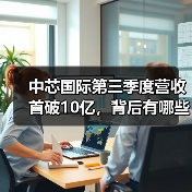 中芯国际第三季度营收首破10亿，背后有哪些关键数据？（图1）