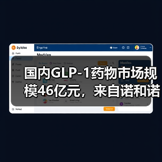 国内GLP-1药物市场规模46亿元，来自诺和诺德半年报的秘密（图2）