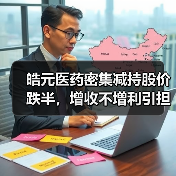 皓元医药密集减持股价跌半，增收不增利引担忧（图3）