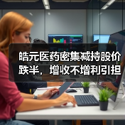 皓元医药密集减持股价跌半，增收不增利引担忧（图4）