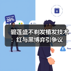 碧莲盛不剃发植发技术:红与黑博弈引争议(图2) 碧莲盛不剃发植发技术:红与黑博弈引争议(图2)