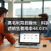 高毛利背后隐忧:科瑞德销售费用率48.03%引争议(图1) 高毛利背后隐忧:科瑞德销售费用率48.03%引争议(图1)