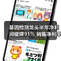 基因检测龙头半年净利润骤降91% 销售净利率仅2.51%(图1) 基因检测龙头半年净利润骤降91% 销售净利率仅2.51%(图1)