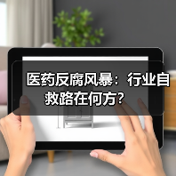 医药反腐风暴:行业自救路在何方?(图1) 医药反腐风暴:行业自救路在何方?(图1)