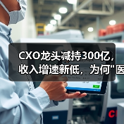 CXO龙头减持300亿,收入增速新低,为何 CXO龙头减持300亿,收入增速新低,为何