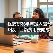 医药研发半年投入超580亿,巨额费用去向成焦点?(图1) 医药研发半年投入超580亿,巨额费用去向成焦点?(图1)