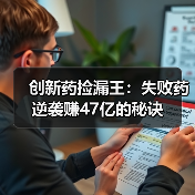 创新药捡漏王:失败药逆袭赚47亿的秘诀(图4) 创新药捡漏王:失败药逆袭赚47亿的秘诀(图4)
