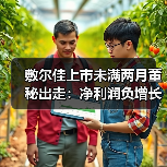敷尔佳上市未满两月董秘出走：净利润负增长，股价跌近四成（图3）