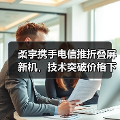 柔宇携手电信推折叠屏新机,技术突破价格下探(图3) 柔宇携手电信推折叠屏新机,技术突破价格下探(图3)