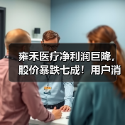 雍禾医疗净利润巨降,股价暴跌七成!用户消费为何骤降?(图3) 雍禾医疗净利润巨降,股价暴跌七成!用户消费为何骤降?(图3)