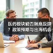 医药板块能否触底反弹?政策预期与出海机会解析(图1) 医药板块能否触底反弹?政策预期与出海机会解析(图1)