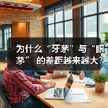 为什么“牙茅”与“眼茅” 的差距越来越大?(图4) 为什么“牙茅”与“眼茅” 的差距越来越大?(图4)