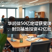 华润微50亿定增获受理，封测基地投资42亿如何推进？（图1）