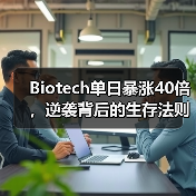Biotech单日暴涨40倍,逆袭背后的生存法则(图1) Biotech单日暴涨40倍,逆袭背后的生存法则(图1)