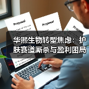 华熙生物转型焦虑:护肤赛道厮杀与盈利困局(图2) 华熙生物转型焦虑:护肤赛道厮杀与盈利困局(图2)