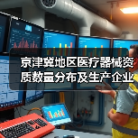 京津冀地区医疗器械资质数量分布及生产企业空间布局(图2) 京津冀地区医疗器械资质数量分布及生产企业空间布局(图2)