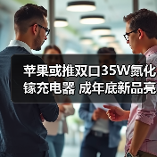 苹果或推双口35W氮化镓充电器 成年底新品亮点(图4) 苹果或推双口35W氮化镓充电器 成年底新品亮点(图4)
