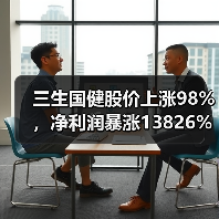 三生国健股价上涨98%,净利润暴涨13826%,后劲十足!(图2) 三生国健股价上涨98%,净利润暴涨13826%,后劲十足!(图2)