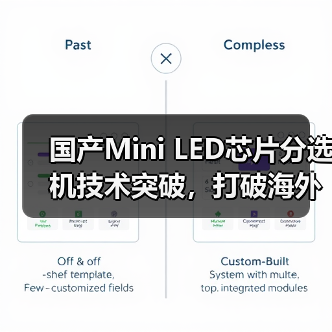 国产Mini LED芯片分选机技术突破,打破海外垄断引领市场(图1) 国产Mini LED芯片分选机技术突破,打破海外垄断引领市场(图1)