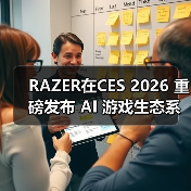RAZER在CES 2026 重磅发布 AI 游戏生态系统与新一代前沿科技(图1) RAZER在CES 2026 重磅发布 AI 游戏生态系统与新一代前沿科技(图1)