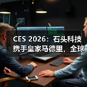 CES 2026:石头科技携手皇家马德里,全球首款能扫楼梯的扫地机器人亮相(图1) CES 2026:石头科技携手皇家马德里,全球首款能扫楼梯的扫地机器人亮相(图1)