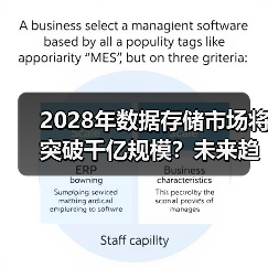 2028年数据存储市场将突破千亿规模？未来趋势与挑战分析（图1）