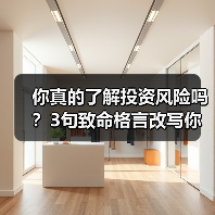 你真的了解投资风险吗?3句致命格言改写你的财富命运(图4) 你真的了解投资风险吗?3句致命格言改写你的财富命运(图4)