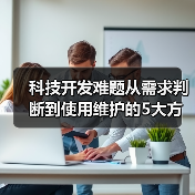 科技开发难题从需求判断到使用维护的5大方法(图3) 科技开发难题从需求判断到使用维护的5大方法(图3)